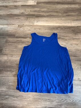 Michel Studio Women's Sleeveless Scoop Neck Tank Top - Royal Blue
